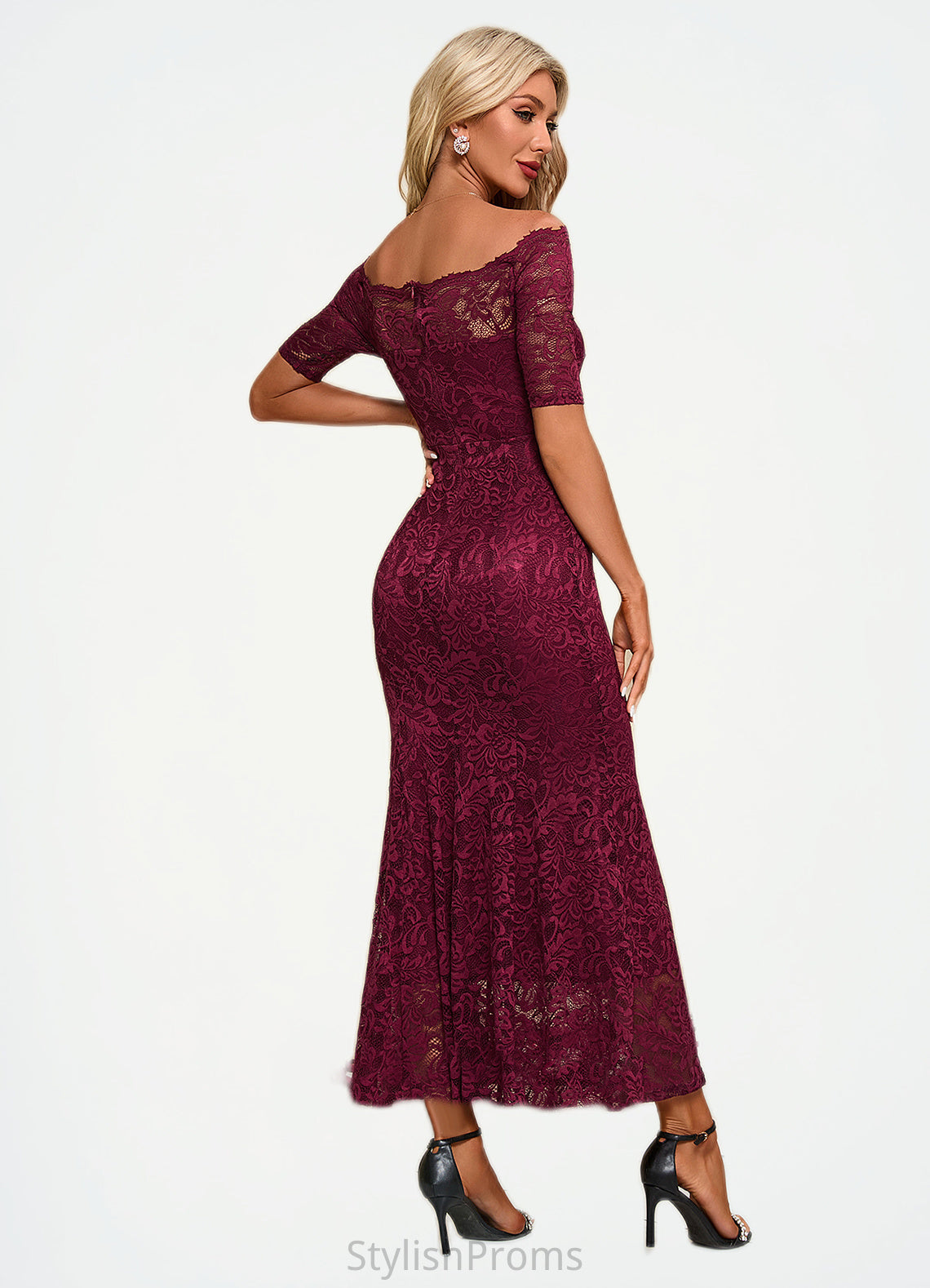 Taliyah Boat Neck Elegant Trumpet/Mermaid Lace Maxi Dresses HQP0022251