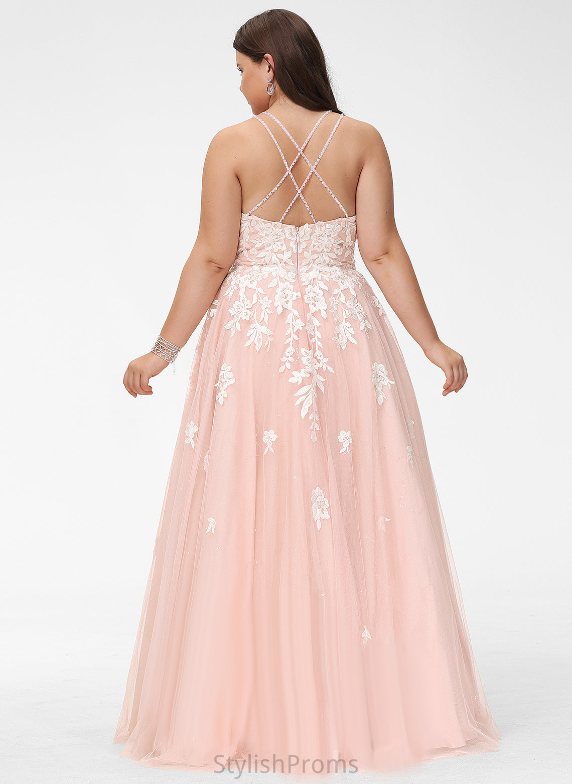 Tulle Floor-Length Square With Prom Dresses Sequins Frida Ball-Gown/Princess Lace