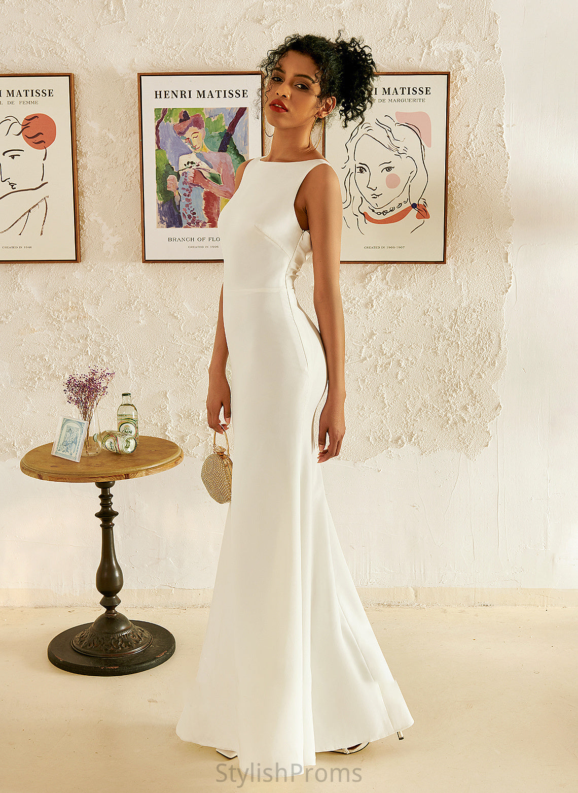 Wedding Dresses Neck Allisson Wedding Trumpet/Mermaid Dress Floor-Length Scoop