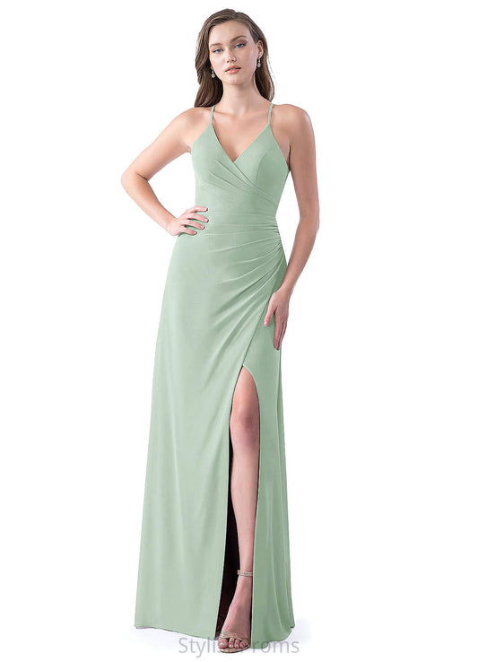 Patricia Sleeveless Floor Length Trumpet/Mermaid Natural Waist Bridesmaid Dresses