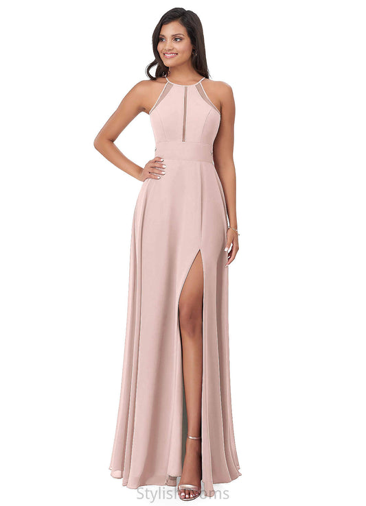 Sam Sleeveless Trumpet/Mermaid Natural Waist Spaghetti Staps Floor Length Bridesmaid Dresses