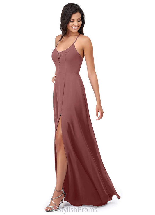 Jaylynn Natural Waist Sleeveless Straps Spandex Trumpet/Mermaid Floor Length Bridesmaid Dresses