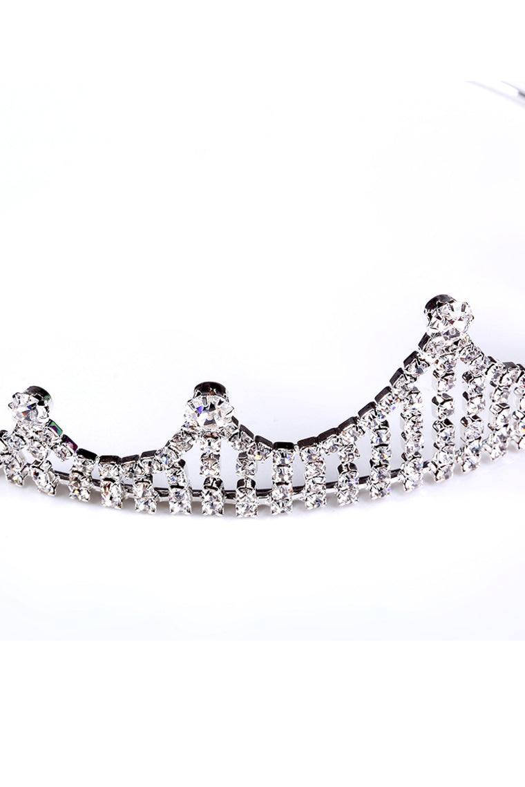 Special Alloy Headpiece With Rhinestone Flower Girl Tiaras / Headbands