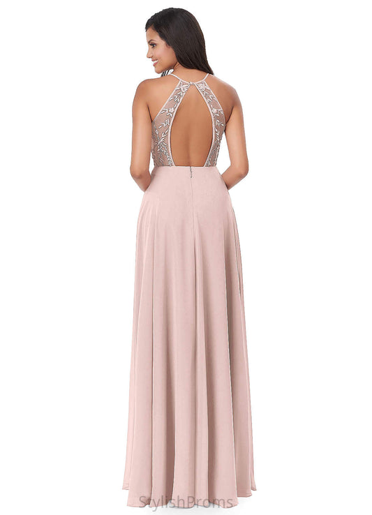 Sam Sleeveless Trumpet/Mermaid Natural Waist Spaghetti Staps Floor Length Bridesmaid Dresses