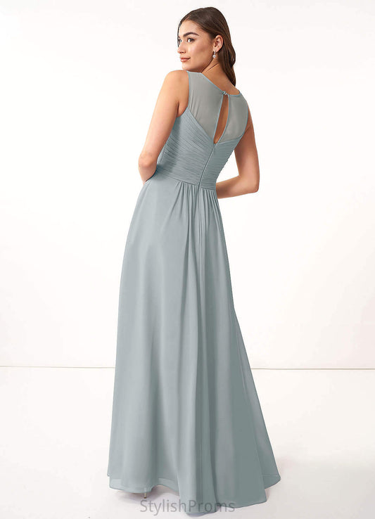 Winifred Velvet Floor Length Sleeveless Spaghetti Staps Trumpet/Mermaid Natural Waist Bridesmaid Dresses