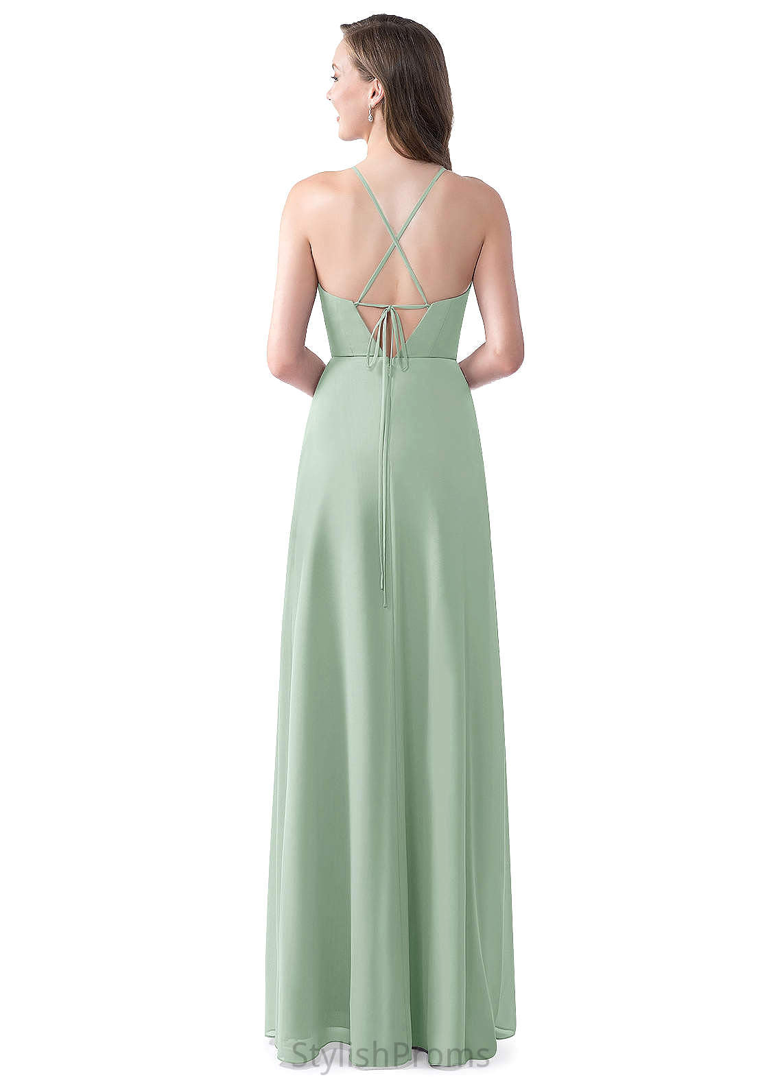 Patricia Sleeveless Floor Length Trumpet/Mermaid Natural Waist Bridesmaid Dresses