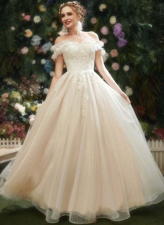 Tulle Trudie Wedding Dresses Lace Sequins With Dress Sweetheart A-Line Floor-Length Wedding