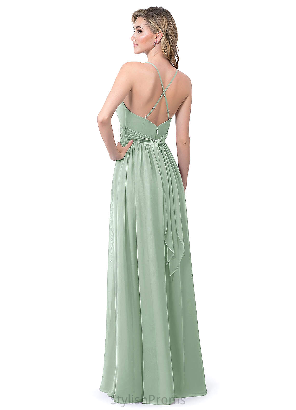 Ariella Trumpet/Mermaid Sleeveless Spandex Off The Shoulder Natural Waist Floor Length Bridesmaid Dresses