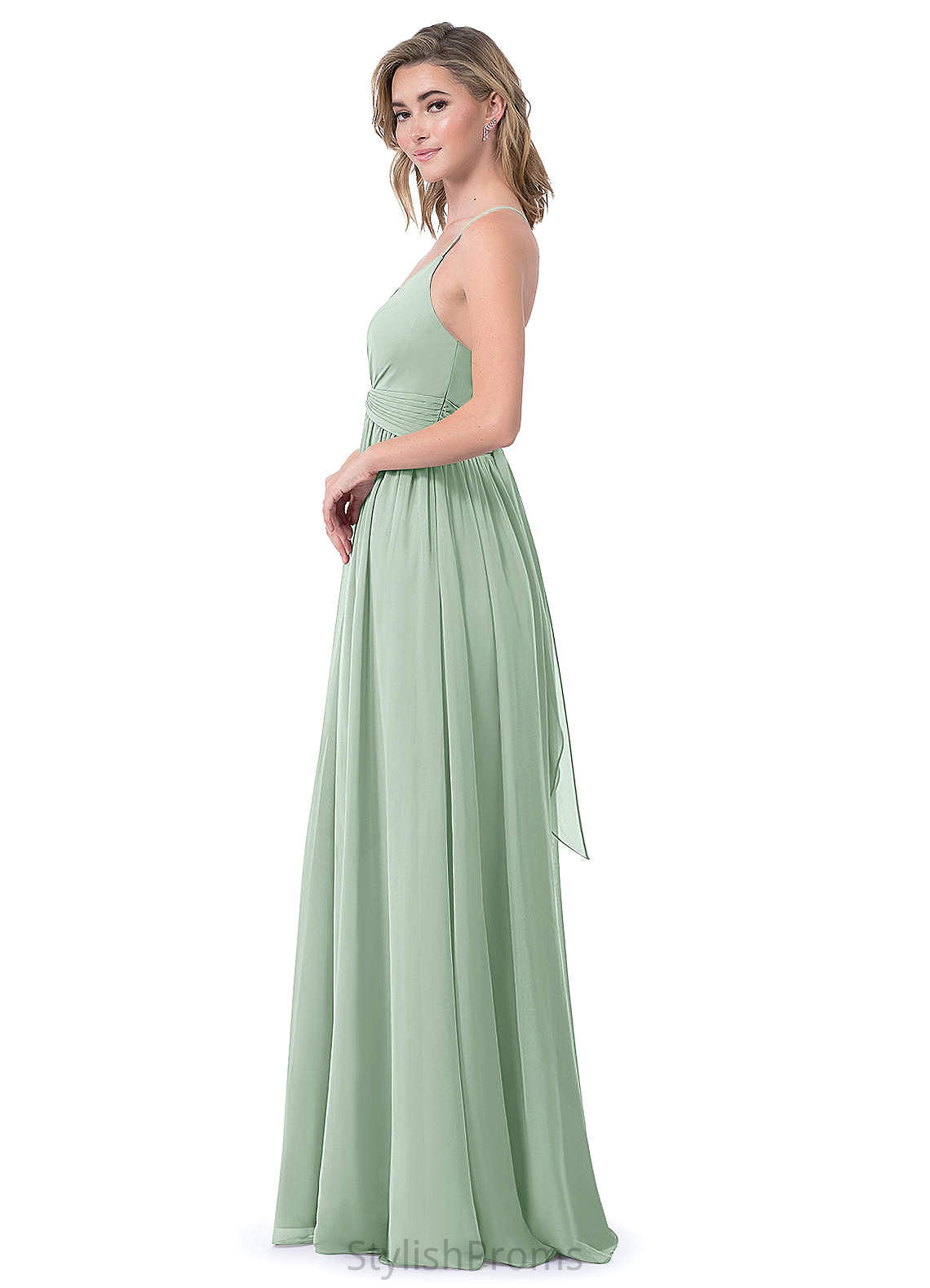 Ariella Trumpet/Mermaid Sleeveless Spandex Off The Shoulder Natural Waist Floor Length Bridesmaid Dresses