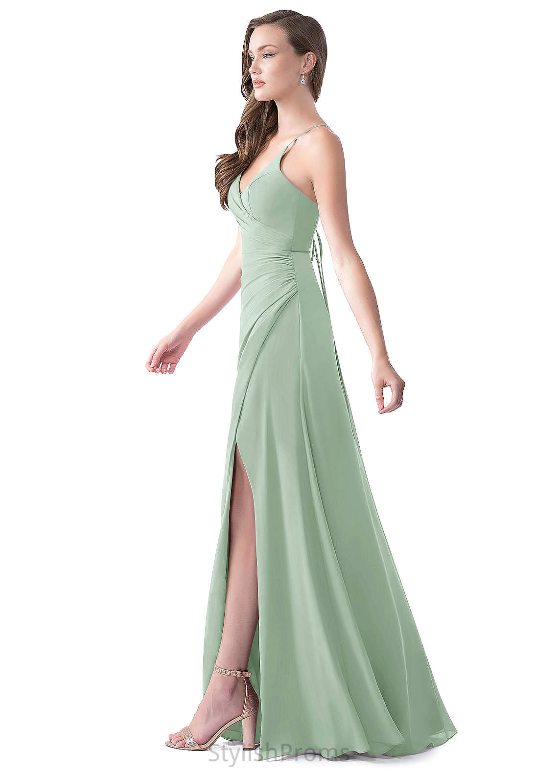 Patricia Sleeveless Floor Length Trumpet/Mermaid Natural Waist Bridesmaid Dresses