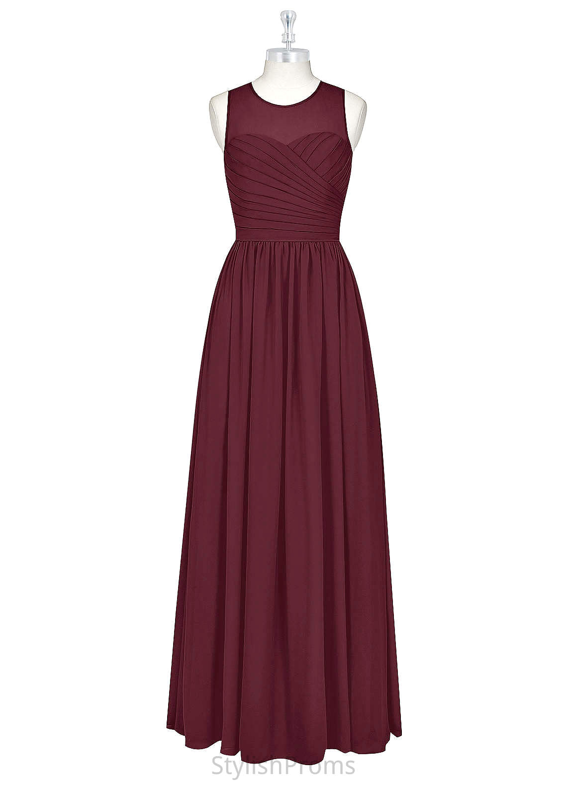 Jackie Natural Waist Floor Length Sleeveless Trumpet/Mermaid Spaghetti Staps Bridesmaid Dresses