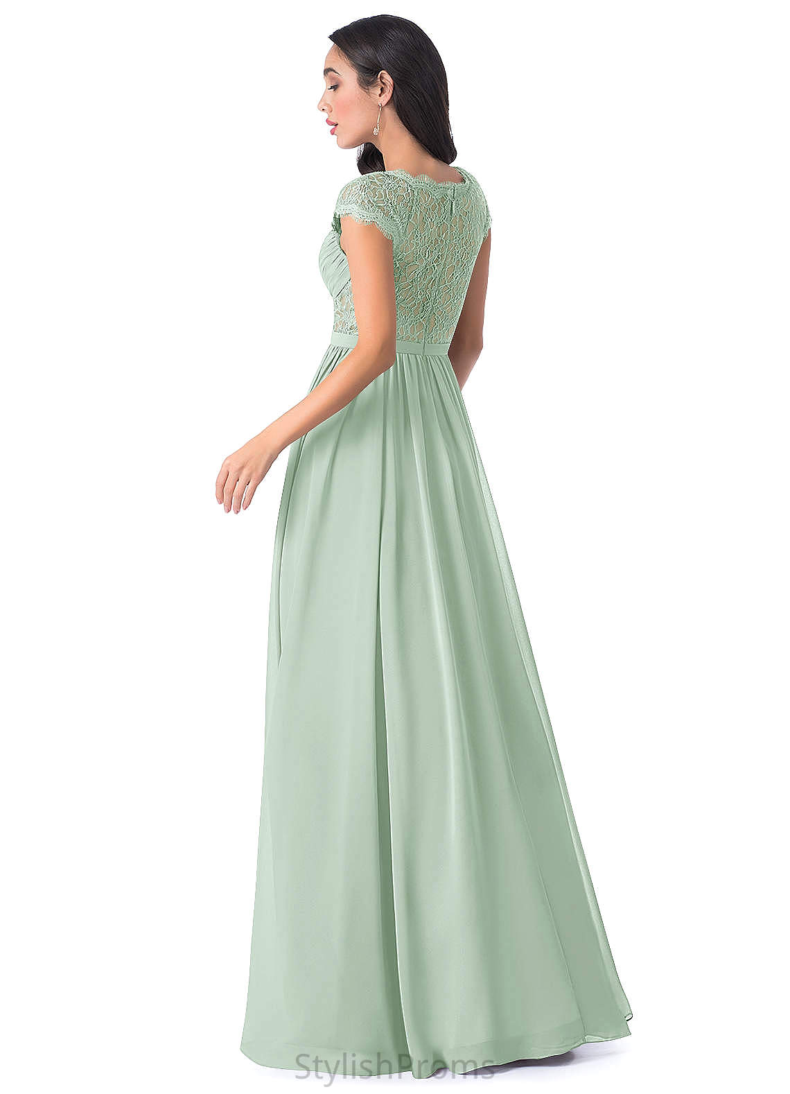 Abagail Trumpet/Mermaid Sleeveless Natural Waist One Shoulder Floor Length Bridesmaid Dresses