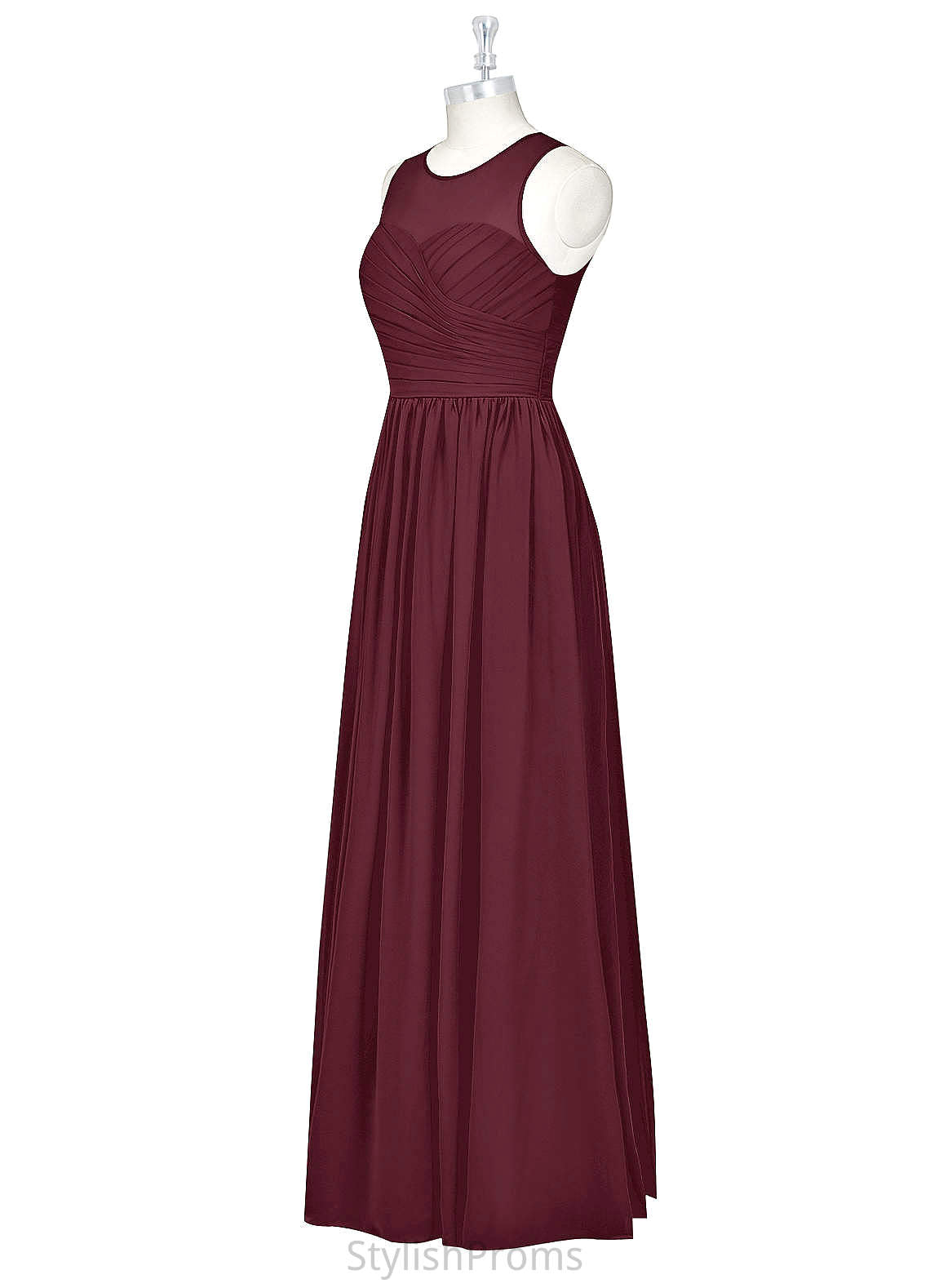 Jackie Natural Waist Floor Length Sleeveless Trumpet/Mermaid Spaghetti Staps Bridesmaid Dresses