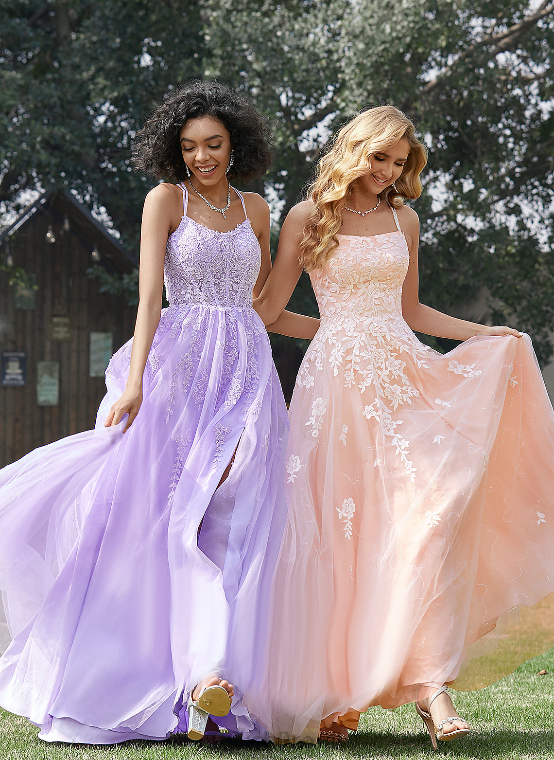 Tulle Floor-Length Square With Prom Dresses Sequins Frida Ball-Gown/Princess Lace