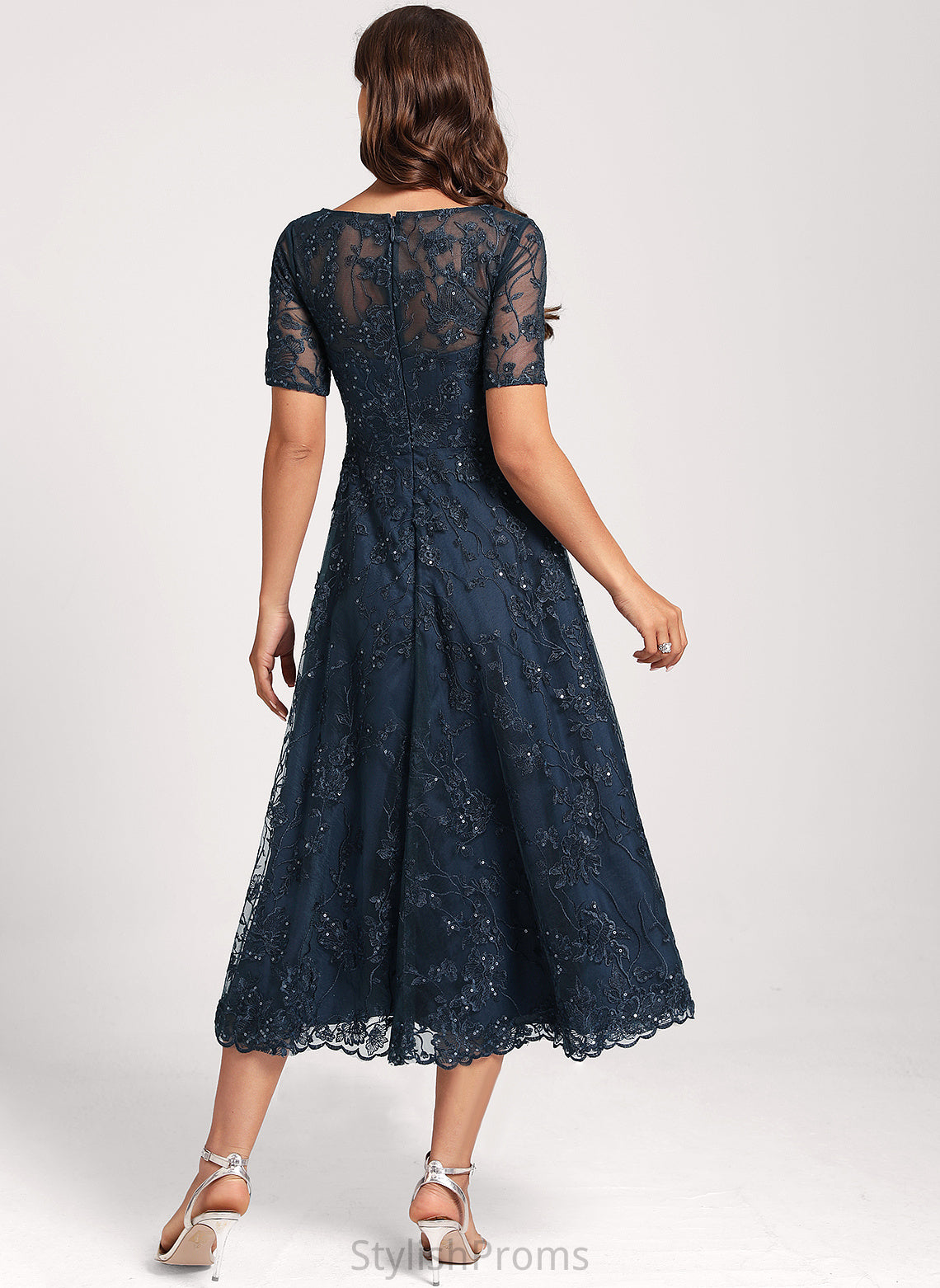 Sequins Club Dresses Neck Scoop Tulle Asymmetrical A-Line With Zara Dress Lace Cocktail