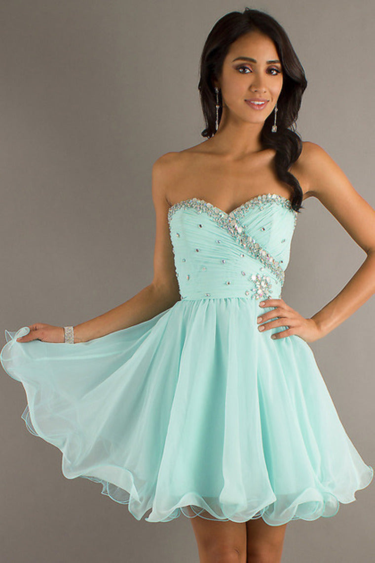 2024 Big Clearance Sale Homecoming Dresses A Line Short/Mini Chiffon